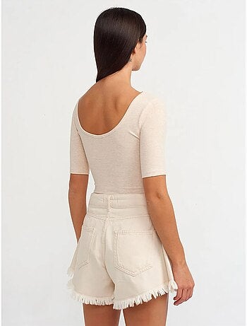 Unitard slim fit de mezcla de algodón dilvin