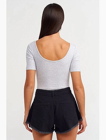 Unitard slim fit de mezcla de algodón dilvin
