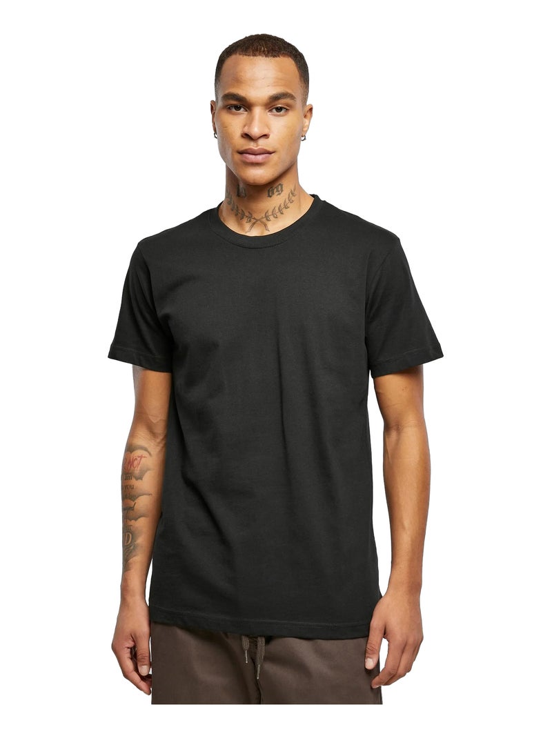 Urban Classics - Camiseta Basic Lisos para Hombre Negro - Kiabi