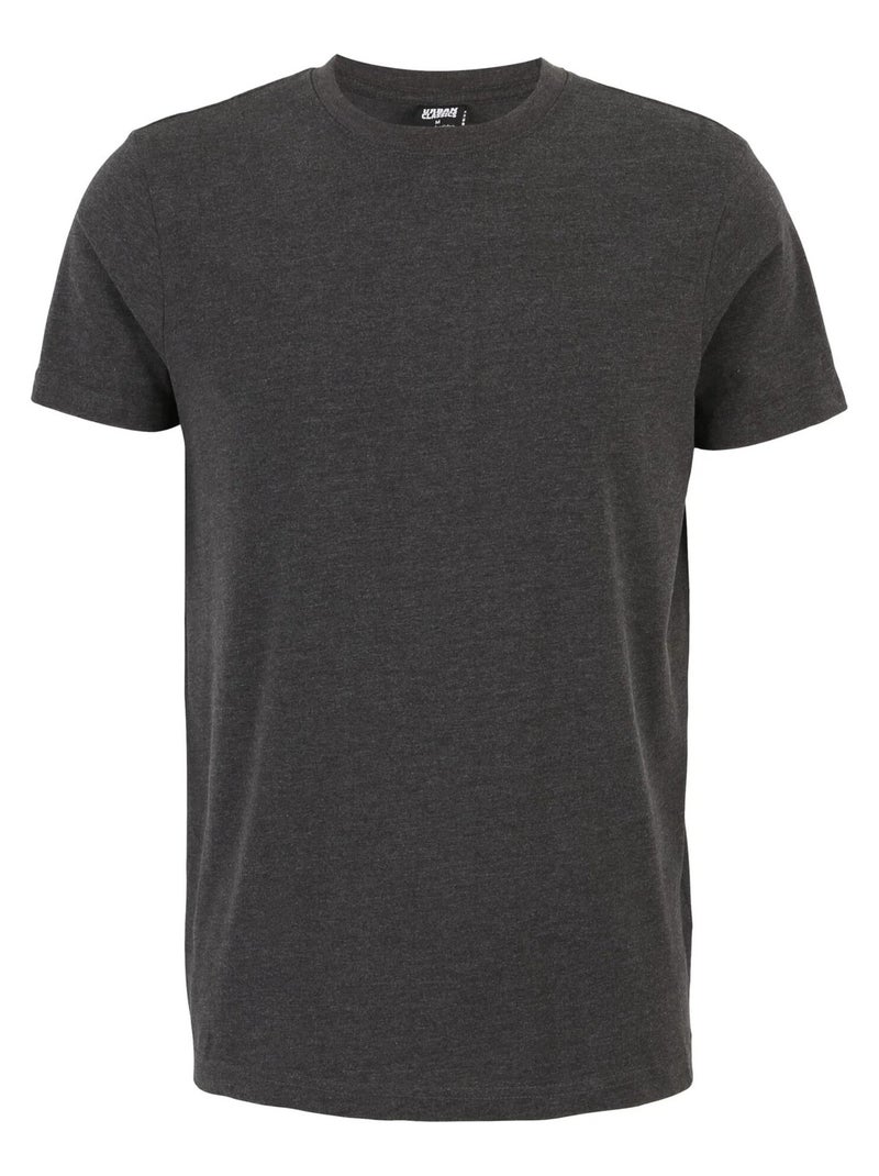 Urban Classics - Camiseta Basic para Hombre - Pack de 6 Gris antracita - Kiabi