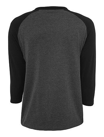 Urban Classics - Camiseta Contraste Manga 3/4 para Hombre