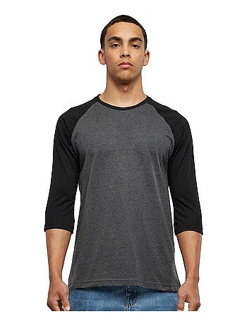 Urban Classics - Camiseta Contraste Manga 3/4 para Hombre