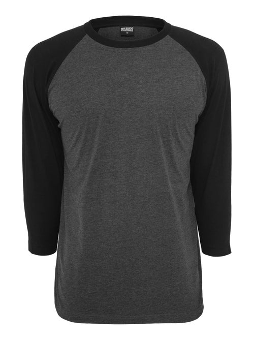Urban Classics - Camiseta Contraste Manga 3/4 para Hombre - Kiabi
