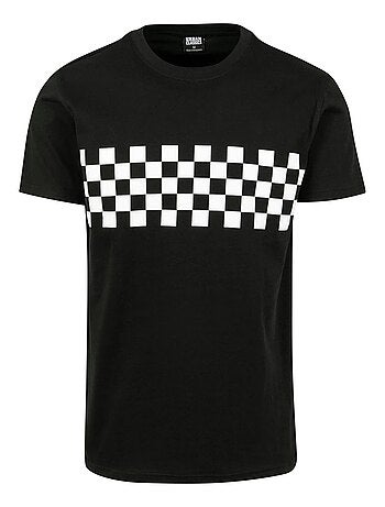 Urban Classics - Camiseta Cuadros para Hombre