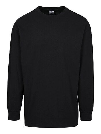 Urban Classics - Camiseta de Pesado de Manga Larga para Hombre