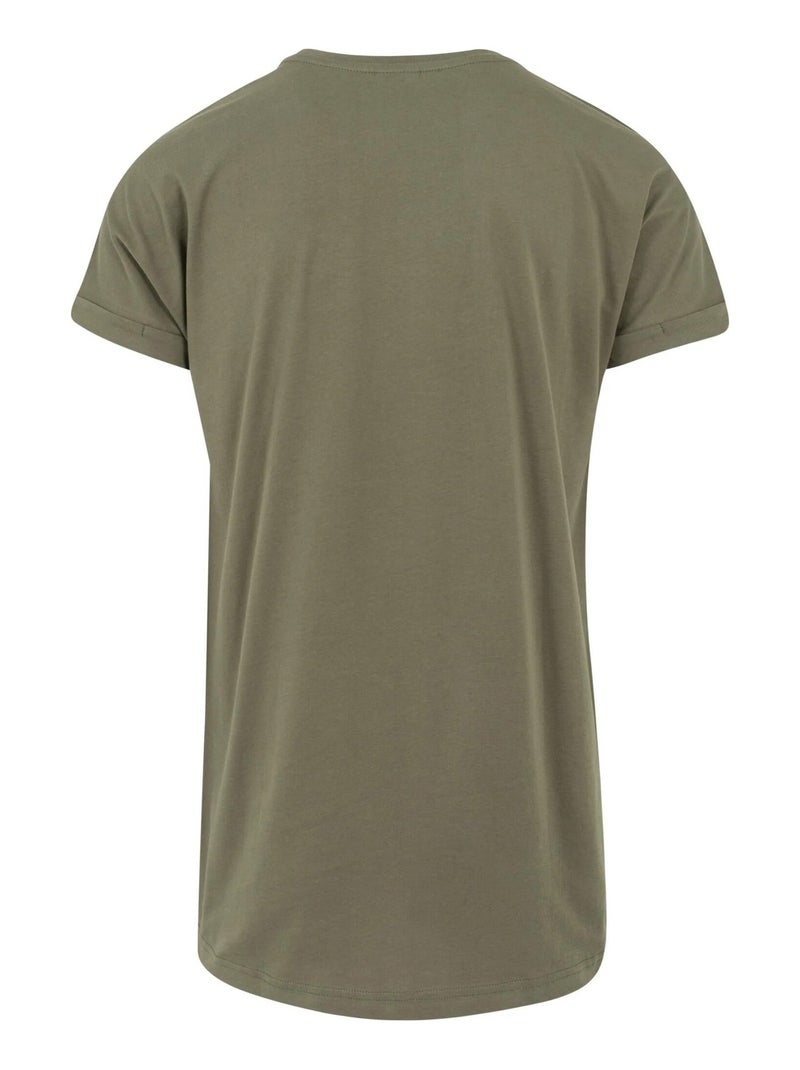 Urban Classics - Camiseta Largo para Hombre Verde oliva - Kiabi
