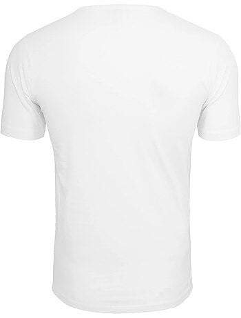 Urban Classics - Camiseta Lisos de Elástico para Hombre