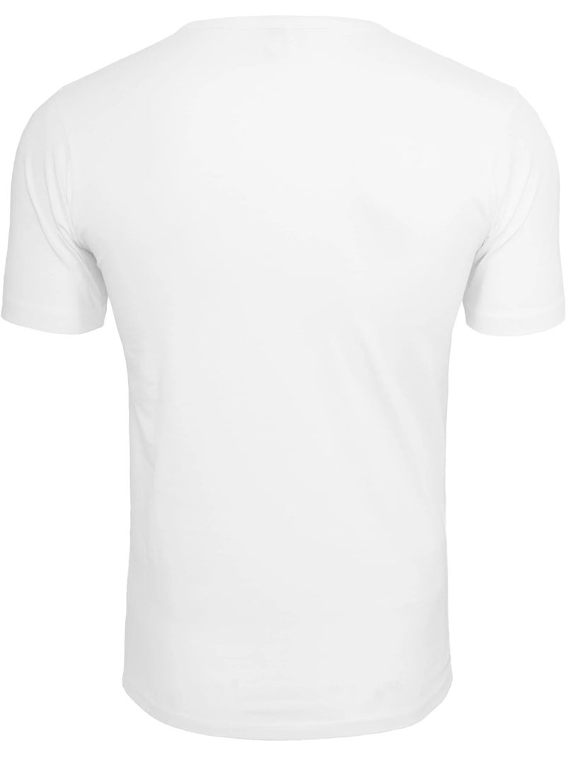 Urban Classics - Camiseta Lisos de Elástico para Hombre Blanco - Kiabi