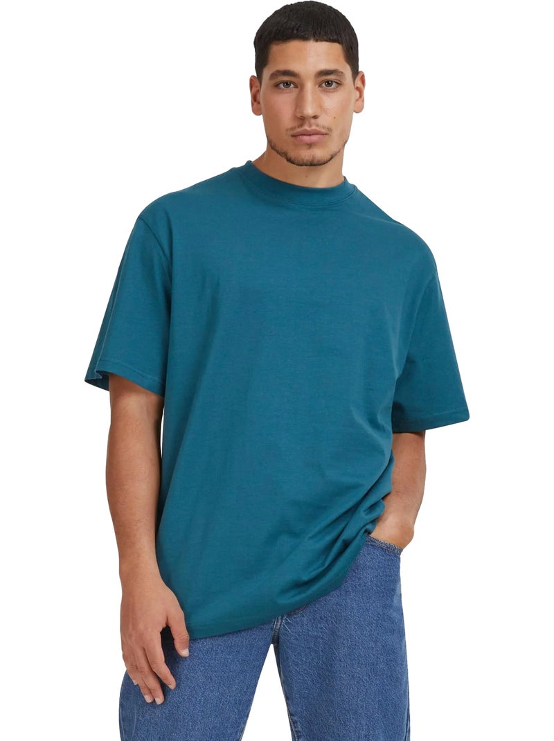 Urban Classics - Camiseta Lisos para Hombre Azul laguna - Kiabi