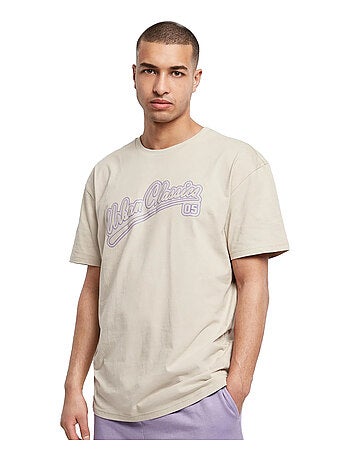 Urban Classics - Camiseta Logotipo Béisbol para Hombre
