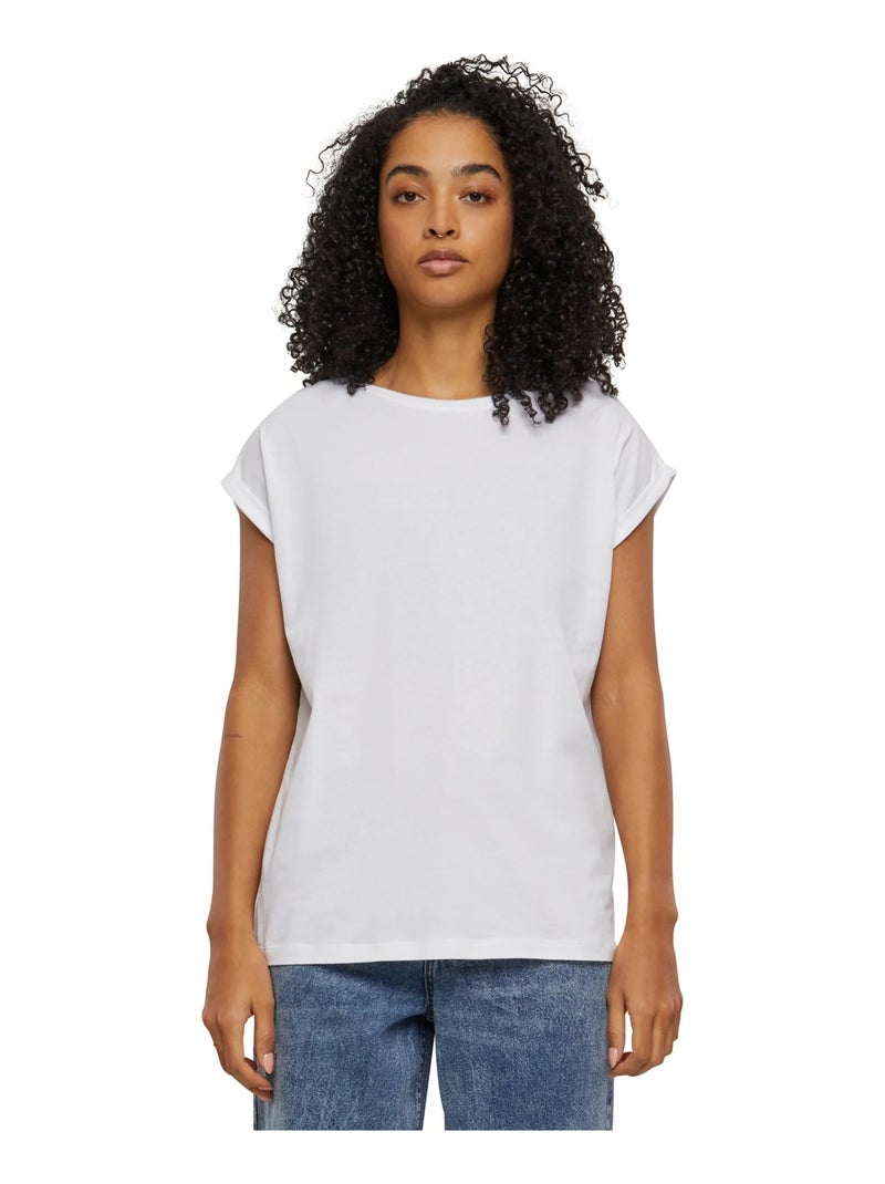 Urban Classics - Camiseta para Mujer Blanco - Kiabi