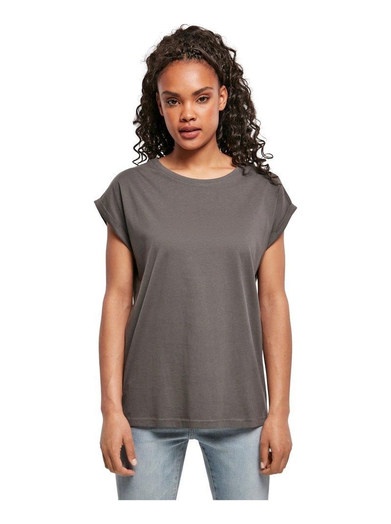 Urban Classics - Camiseta para Mujer Gris oscuro - Kiabi