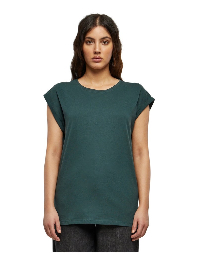 Urban Classics - Camiseta para Mujer Verde botella - Kiabi