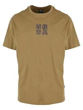 Urban Classics - Camiseta Símbolos Chino para Hombre