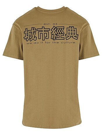Urban Classics - Camiseta Símbolos Chino para Hombre