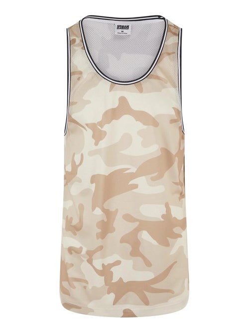 Urban Classics - Camiseta Sin Mangas Camuflaje de Malla para Hombre - Kiabi