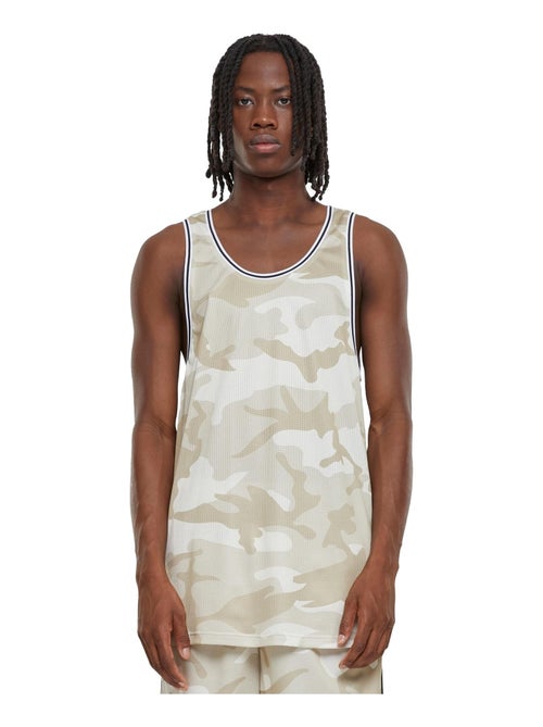 Urban Classics - Camiseta Sin Mangas Camuflaje de Malla para Hombre - Kiabi