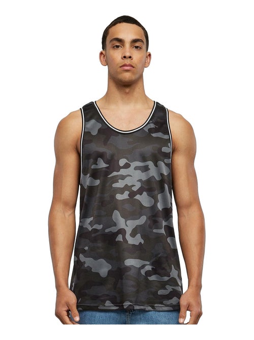 Urban Classics - Camiseta Sin Mangas Camuflaje de Malla para Hombre - Kiabi Urban Classics - Camiseta Sin Mangas Camuflaje de Malla para Hombre - Kiabi