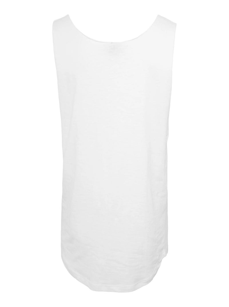 Urban Classics - Camiseta Sin Mangas con Forma para Hombre Blanco - Kiabi