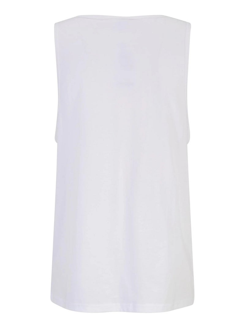 Urban Classics - Camiseta Sin Mangas de Jersey para Hombre Blanco - Kiabi