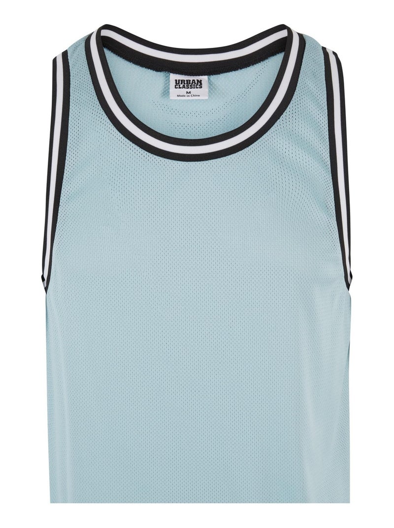 Urban Classics - Camiseta Sin Mangas de Malla para Hombre Azul mediterráneo - Kiabi