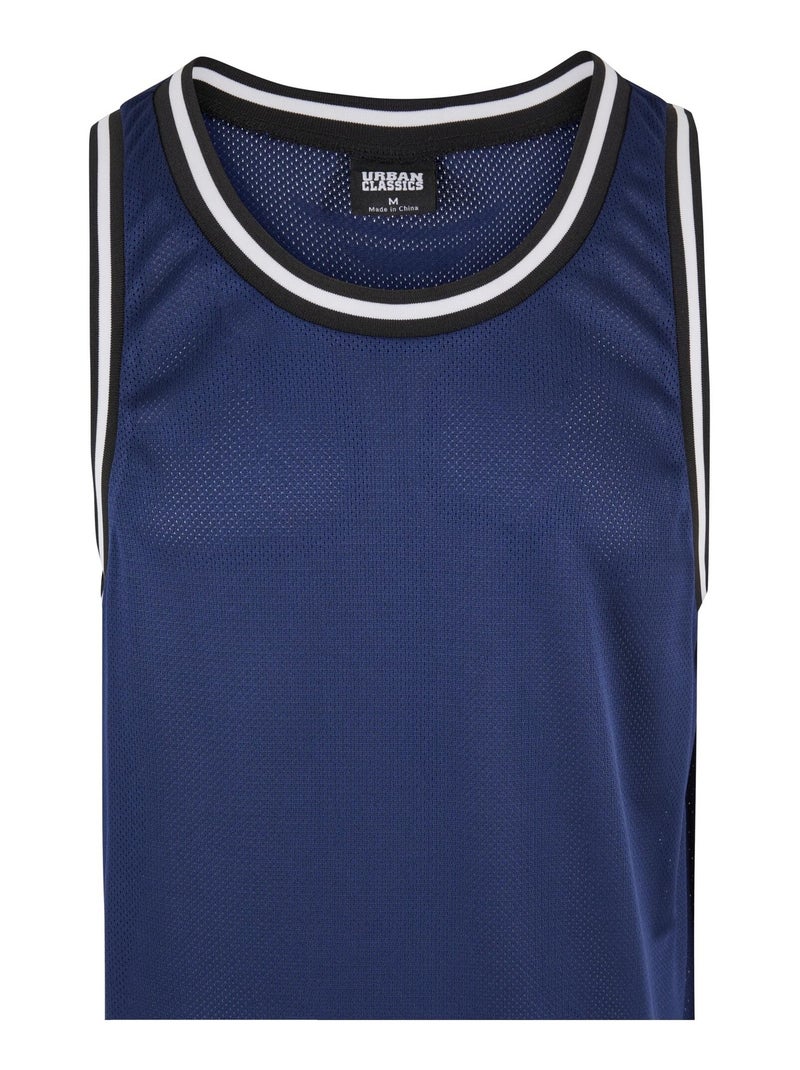 Urban Classics - Camiseta Sin Mangas de Malla para Hombre Azul oscuro - Kiabi