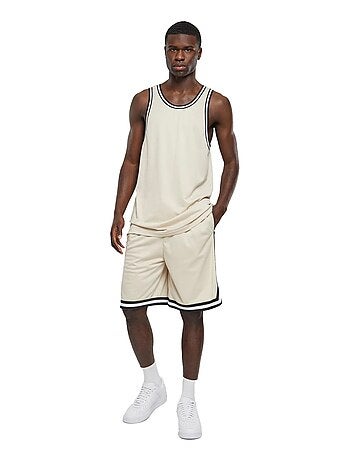 Urban Classics - Camiseta Sin Mangas de Malla para Hombre