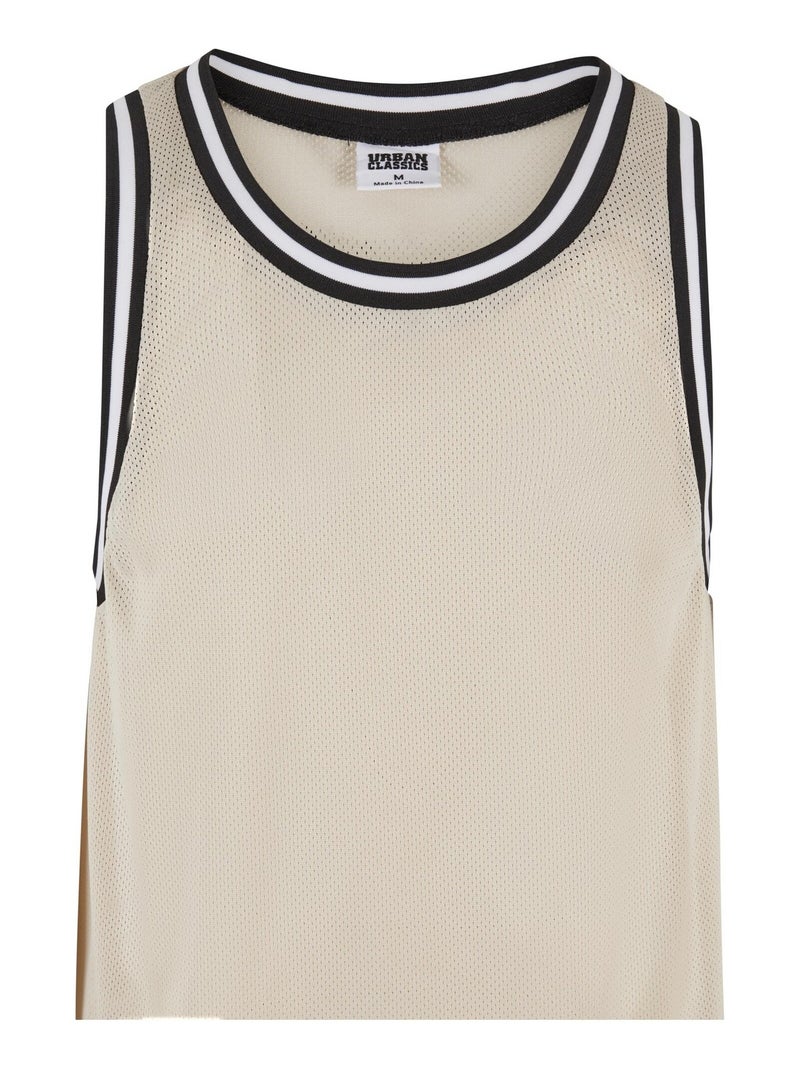 Urban Classics - Camiseta Sin Mangas de Malla para Hombre Blanco nacarado - Kiabi