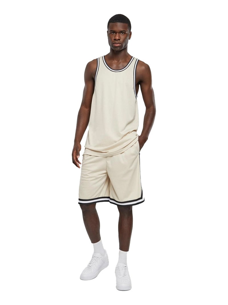 Urban Classics - Camiseta Sin Mangas de Malla para Hombre Blanco nacarado - Kiabi