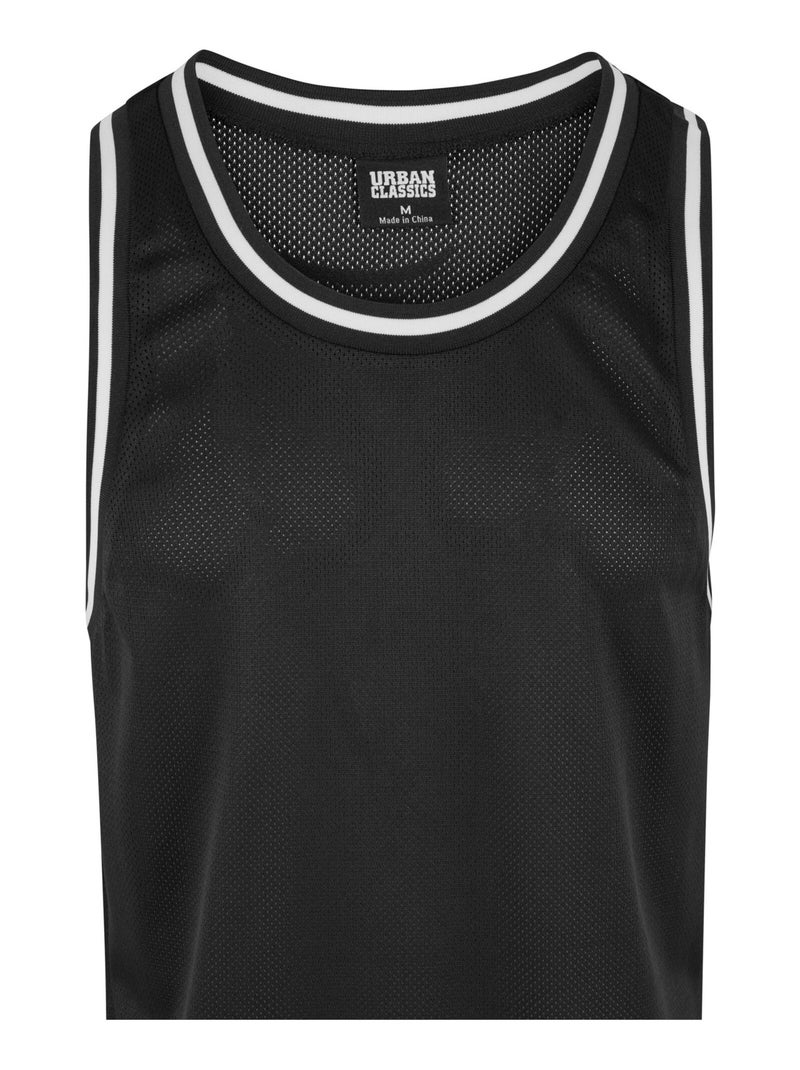 Urban Classics - Camiseta Sin Mangas de Malla para Hombre Negro - Kiabi