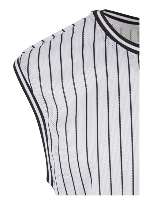 Urban Classics - Camiseta Sin Mangas de Rayas de Malla para Hombre - Kiabi