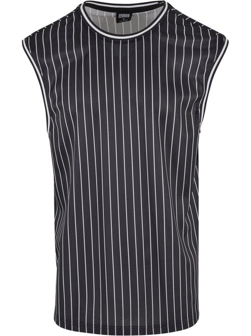 Urban Classics - Camiseta Sin Mangas de Rayas de Malla para Hombre - Kiabi