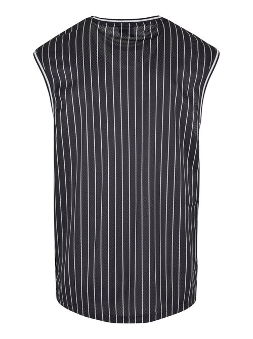 Urban Classics - Camiseta Sin Mangas de Rayas de Malla para Hombre - Kiabi