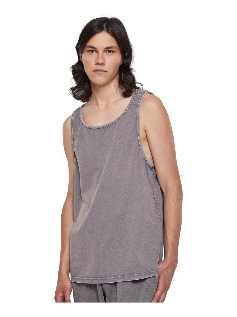 Urban Classics - Camiseta Sin Mangas Lavado Ácido para Hombre Gris gris antracita - Kiabi