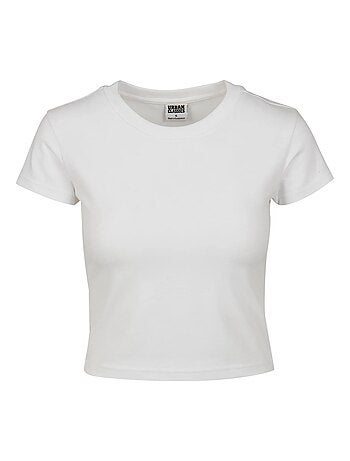 Urban Classics - Crop Top de Jersey para Mujer