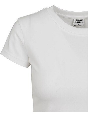 Urban Classics - Crop Top de Jersey para Mujer