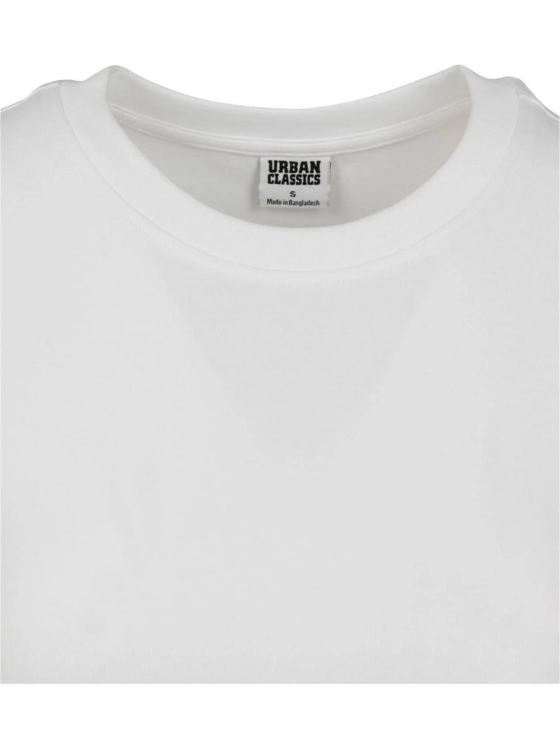 Urban Classics - Crop Top de Jersey para Mujer Blanco - Kiabi