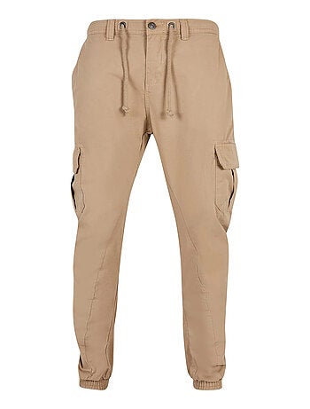 Urban Classics - Pantalón Multibolsillos Diseño Liso para Hombre