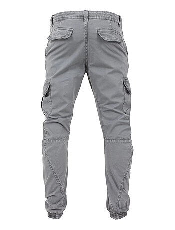 Urban Classics - Pantalón Multibolsillos Diseño Liso para Hombre