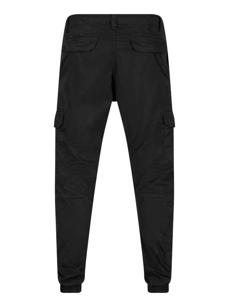 Urban Classics - Pantalón Multibolsillos Diseño Liso para Hombre Negro - Kiabi