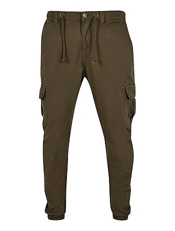 Urban Classics - Pantalón Multibolsillos Diseño Liso para Hombre
