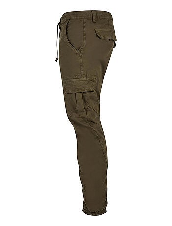 Urban Classics - Pantalón Multibolsillos Diseño Liso para Hombre