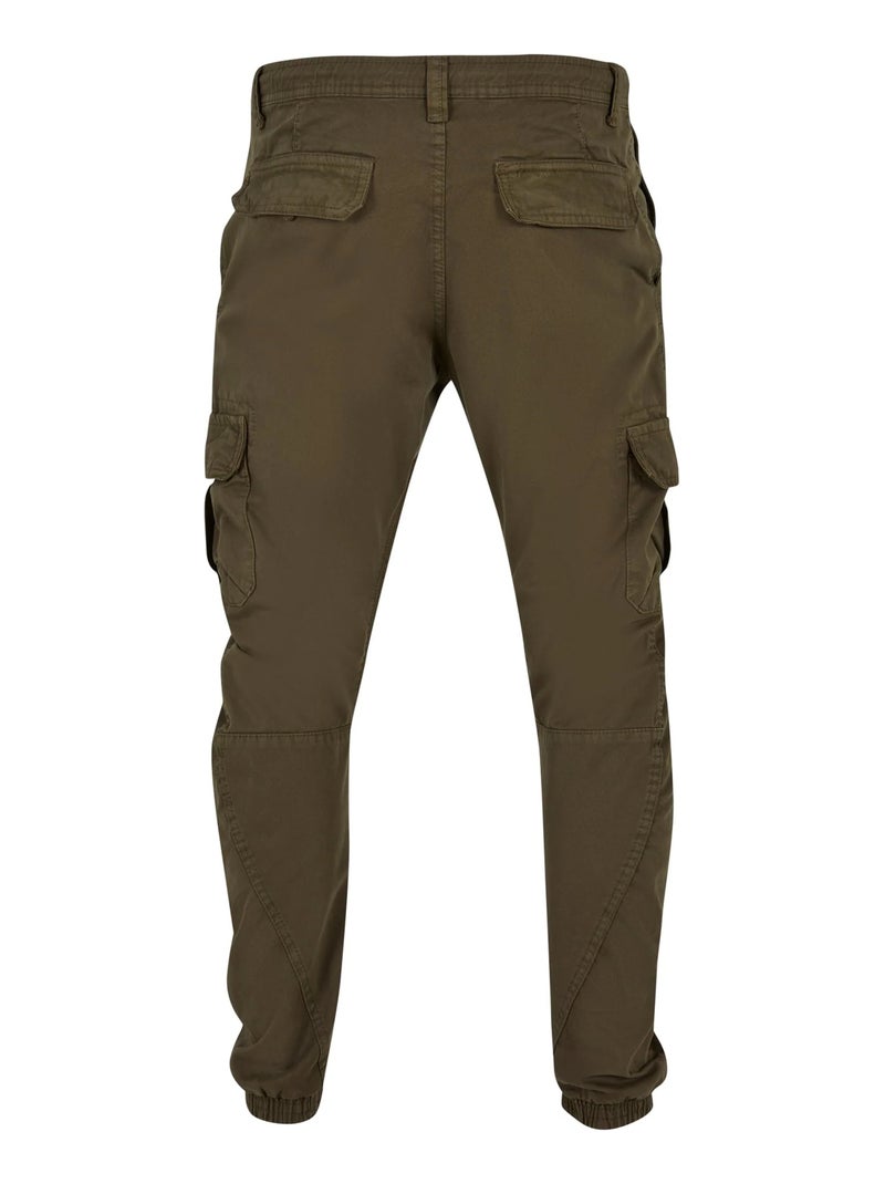 Urban Classics - Pantalón Multibolsillos Diseño Liso para Hombre Verde oliva - Kiabi