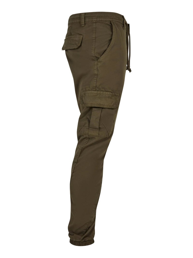 Urban Classics - Pantalón Multibolsillos Diseño Liso para Hombre Verde oliva - Kiabi