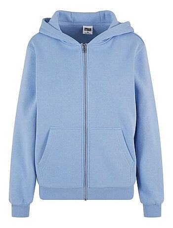 Urban Classics - Sudadera con Cremallera de Suave para Mujer