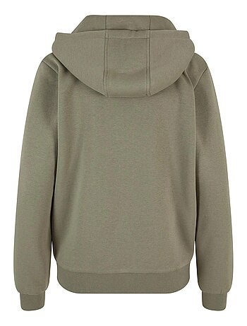 Urban Classics - Sudadera con Cremallera de Suave para Mujer
