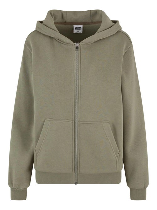 Urban Classics - Sudadera con Cremallera de Suave para Mujer - Kiabi Urban Classics - Sudadera con Cremallera de Suave para Mujer - Kiabi