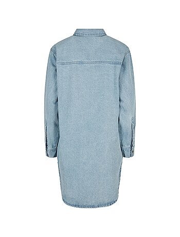 Urban Classics - Vestido Camisero de Vaquero para Mujer