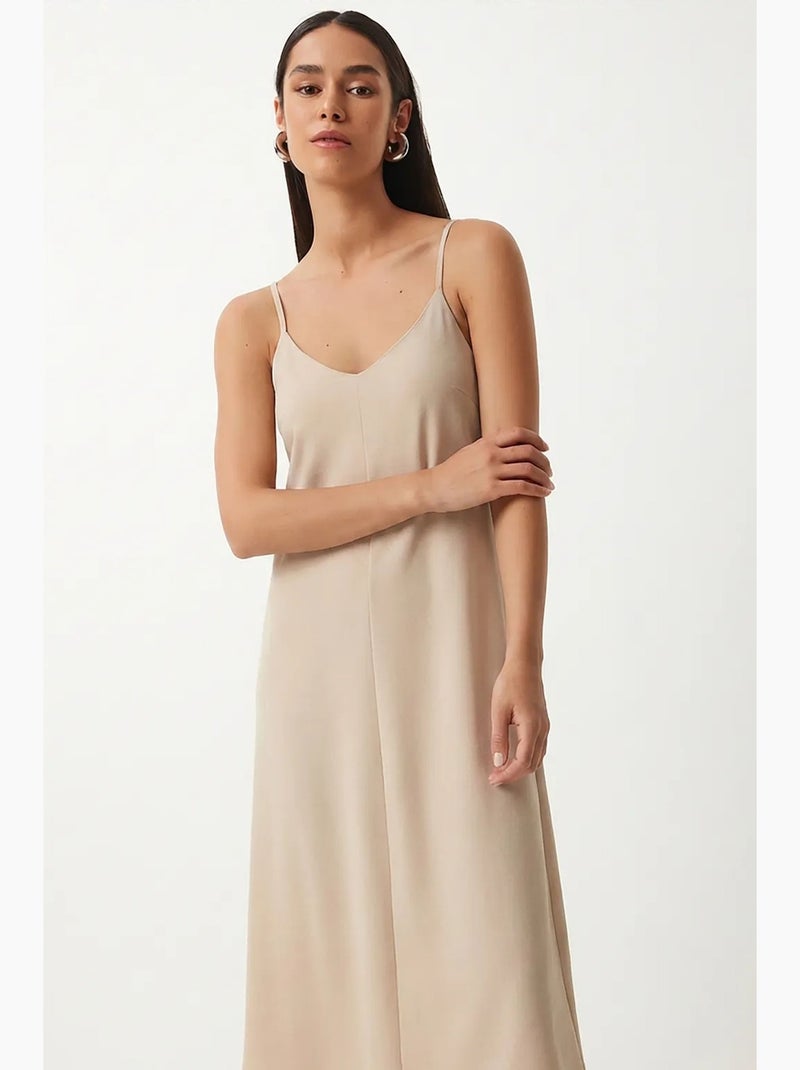 V-neck midi slip dress istanbul Arena - Kiabi