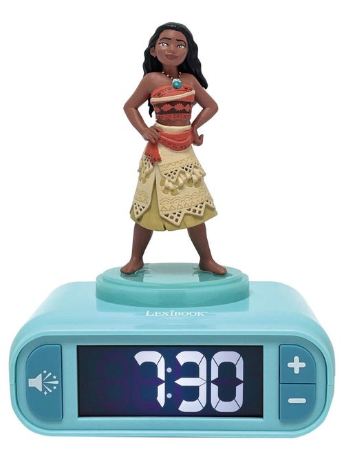 Vaiana Luz nocturna Reloj despertador con sonidos - Kiabi